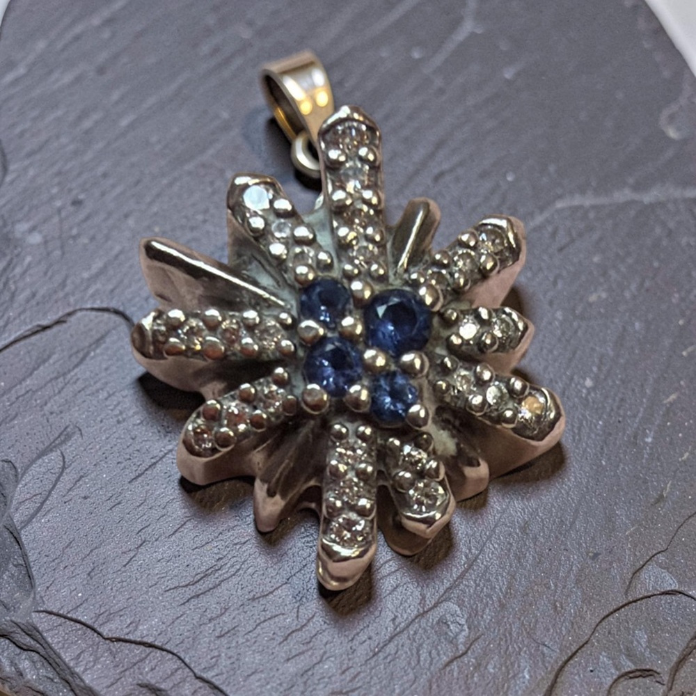 Pandora Silver Snowflake Ice Crystal Charm